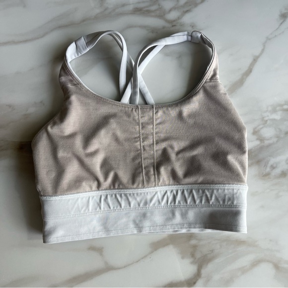 Lululemon x Soulcycle White Sports Bra Size 4 - Picture 4 of 6